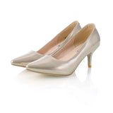 Breakj And Size High Heel Women's Shoes Simple Pointed Thin With Spring And Autumn Single Shoes